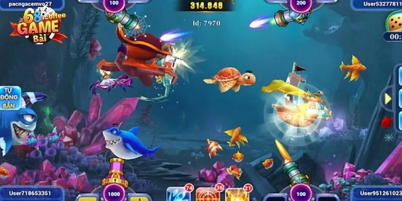 Bắn Cá: Sân Chơi Giải Trí Đỉnh Cao Của 68gamebai Năm 2025 2 Tham gia bắn cá tại 68gamebai có nhiều trải nghiệm thú vị