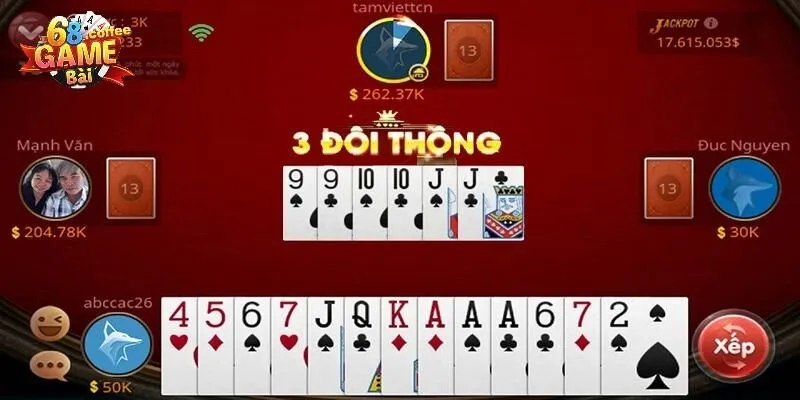 Tiết Lộ Luật Chơi Tiến Lên Miền Nam Đơn Giản Và Dễ Hiểu Nhất 3 Chỉ ra quy tắc chặt bài trong luật chơi tiến lên miền nam
